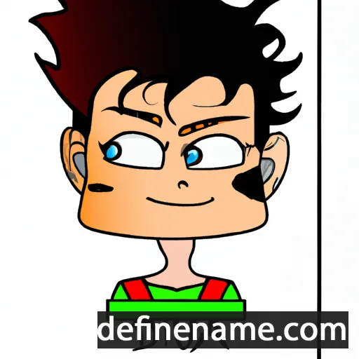 cartoon of the name Dauma