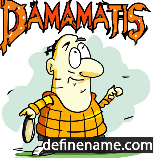 cartoon of the name Daumintas