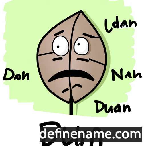 cartoon of the name Daun