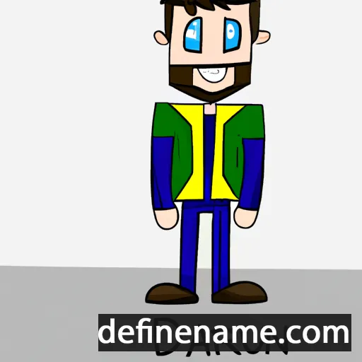 cartoon of the name Dauren