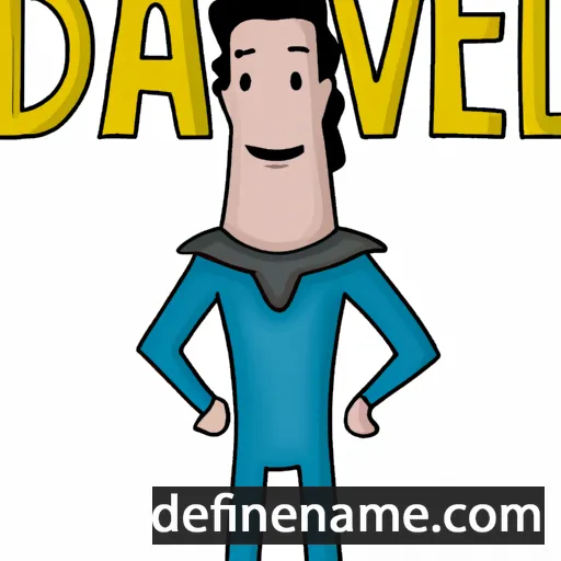 cartoon of the name Daval