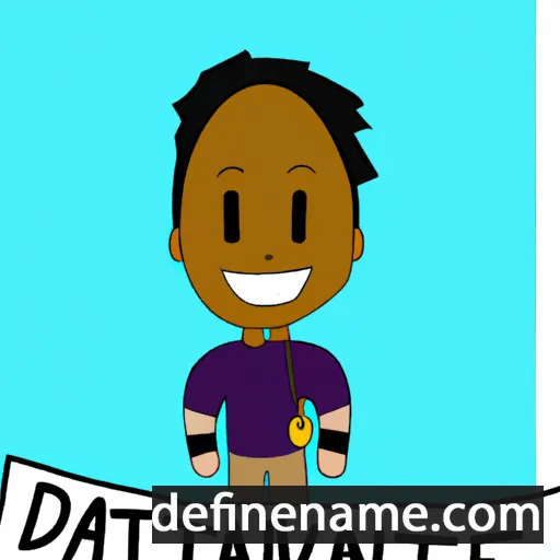 Davante cartoon