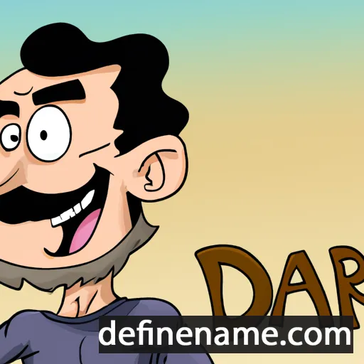 cartoon of the name Davar