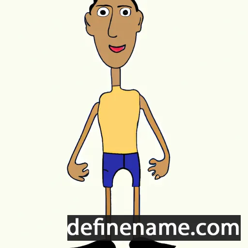 cartoon of the name Daveian