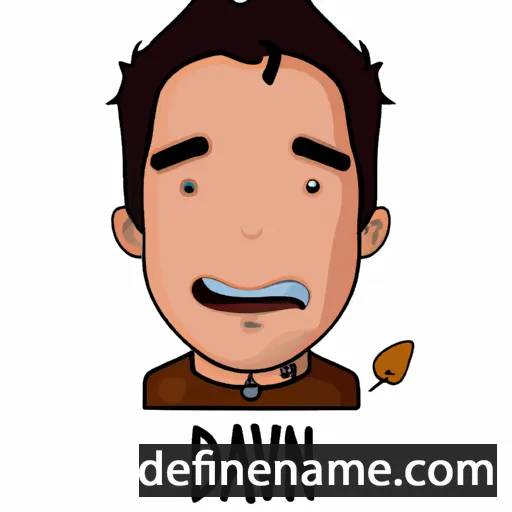 cartoon of the name Daven