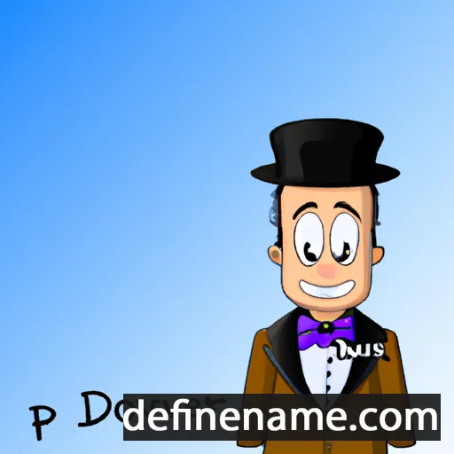 cartoon of the name Davenport