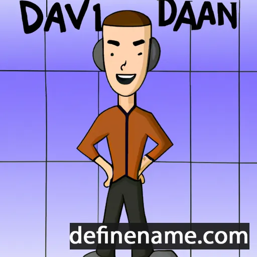 cartoon of the name Davian