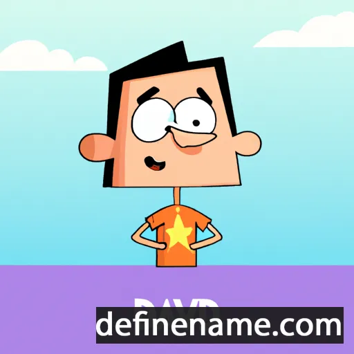 cartoon of the name Davidi