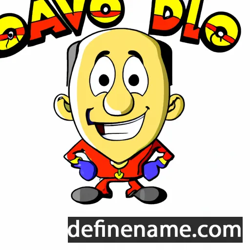 cartoon of the name Davilo