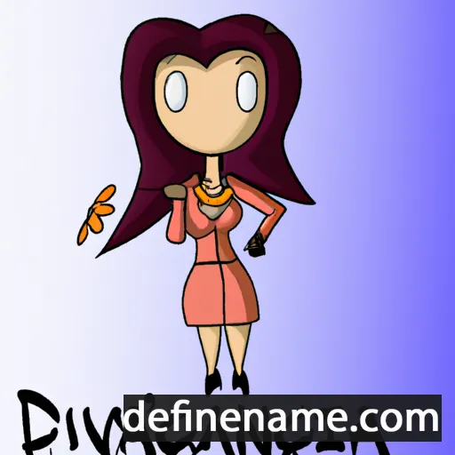 cartoon of the name Davincia