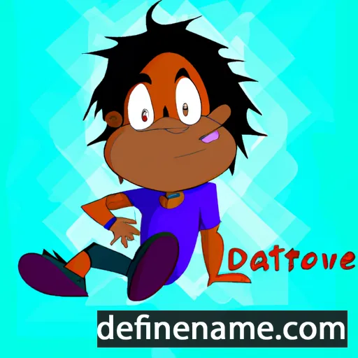 cartoon of the name Davontae