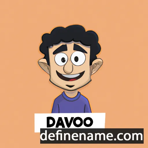 cartoon of the name Davood