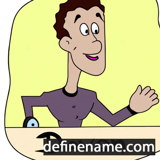 cartoon of the name Davron