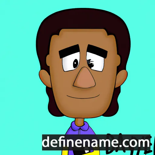 cartoon of the name Dawayne