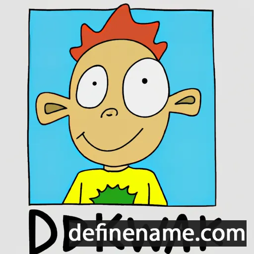 cartoon of the name Dawidek