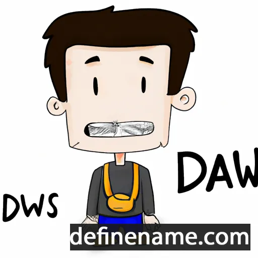 cartoon of the name Dawis