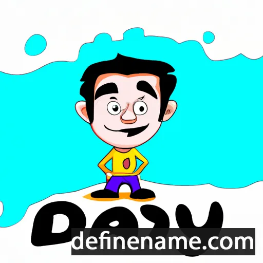 cartoon of the name Dayan