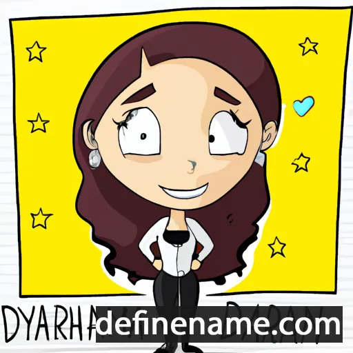 cartoon of the name Dayanara