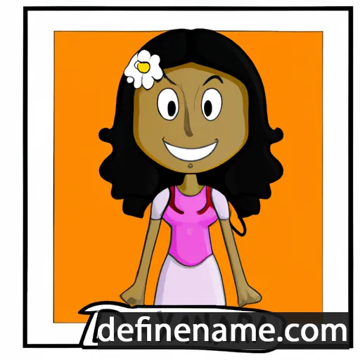 cartoon of the name Dayanera