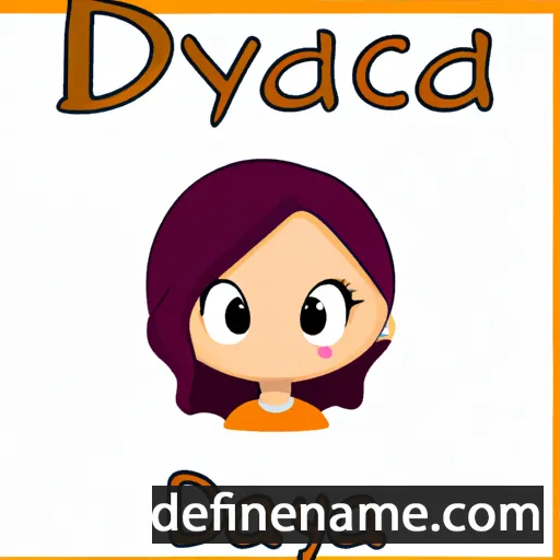 cartoon of the name Daycia