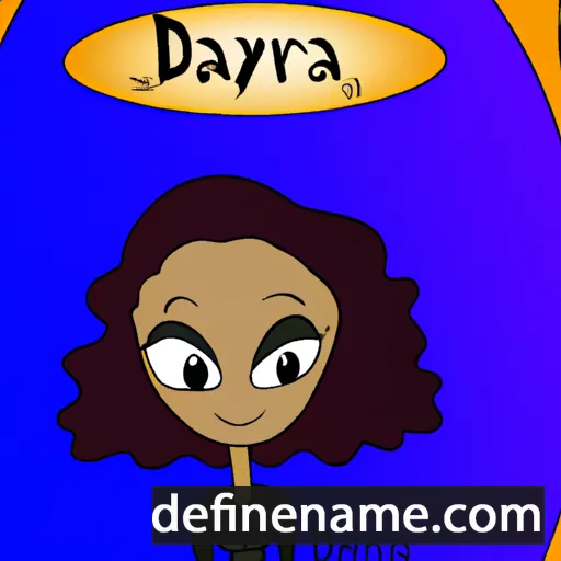 Daydra cartoon