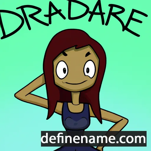 cartoon of the name Daydreanne