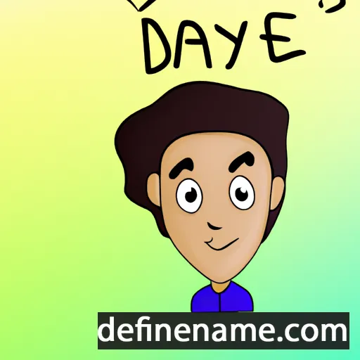 cartoon of the name Daye