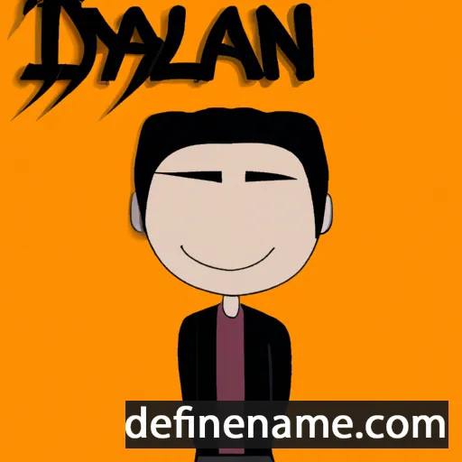 cartoon of the name Daylan