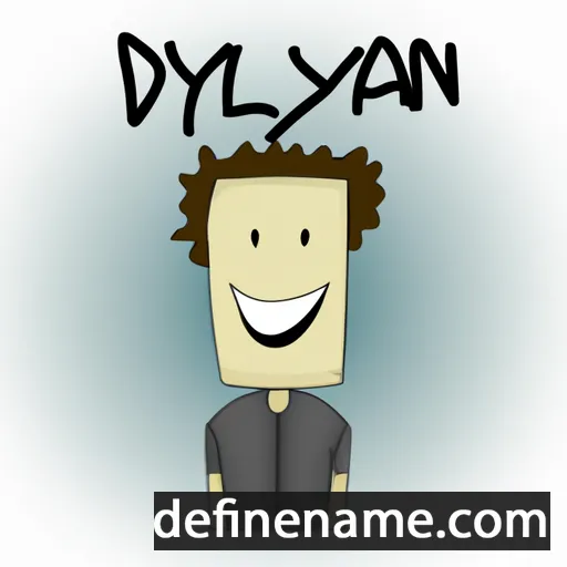 cartoon of the name Daylen