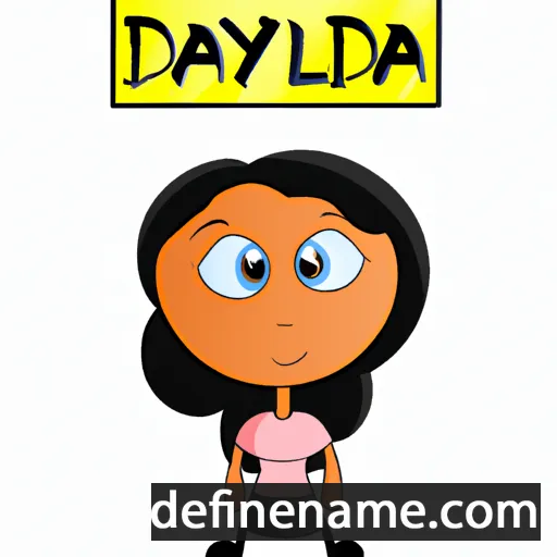 cartoon of the name Daylinda