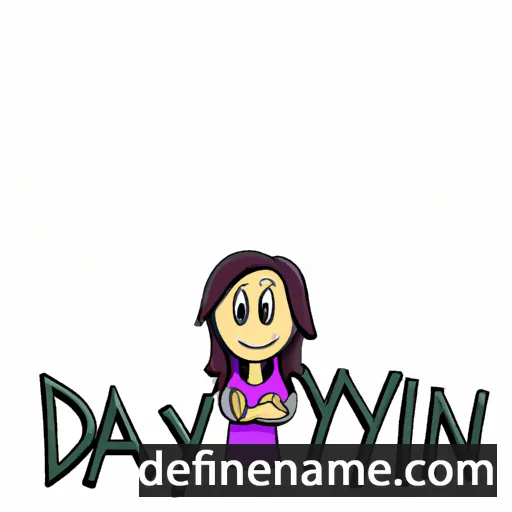 cartoon of the name Daylynn