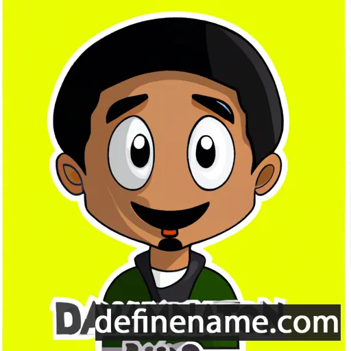 cartoon of the name Daymond