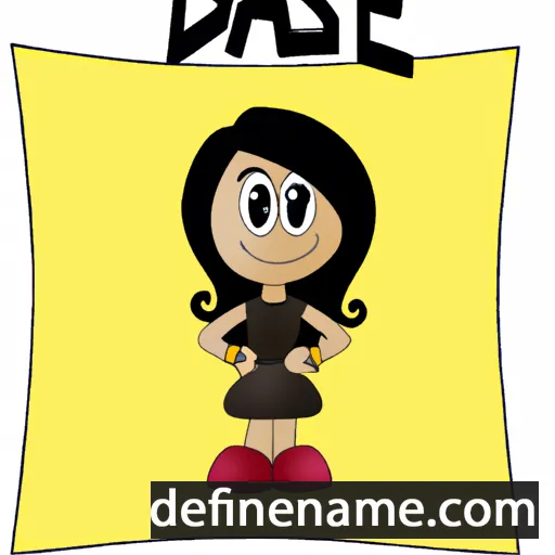 cartoon of the name Dayse