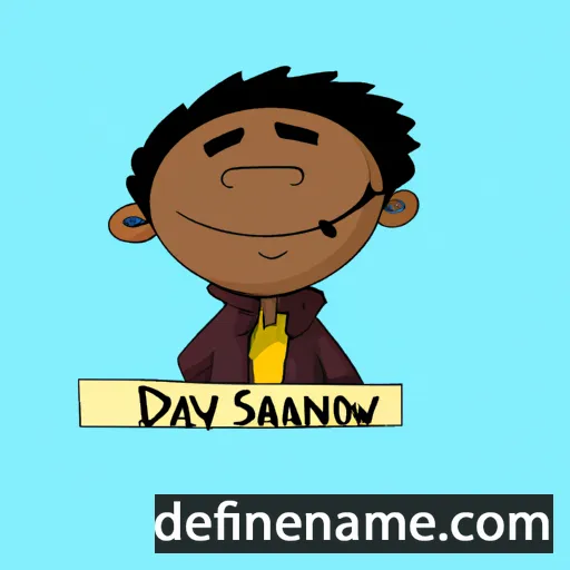 cartoon of the name Dayshawn