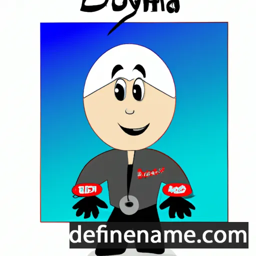 cartoon of the name Daytona