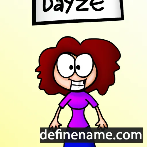 cartoon of the name Dayzie