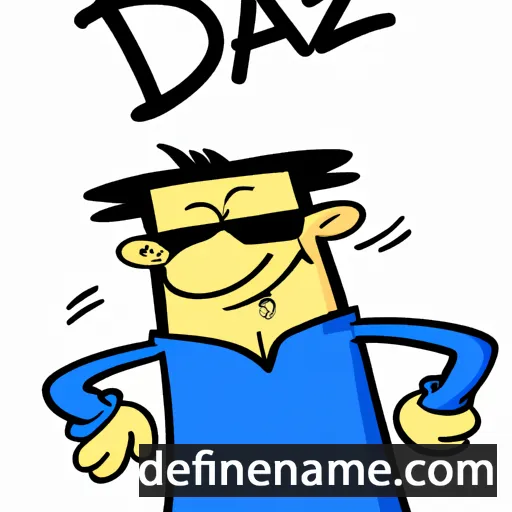 cartoon of the name Daz