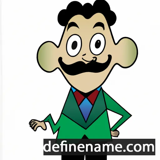 cartoon of the name Daziano