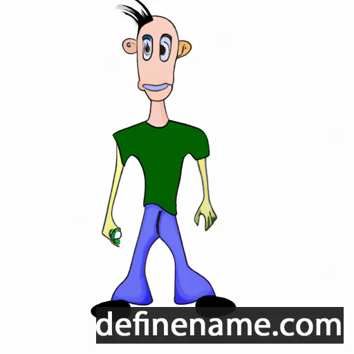 cartoon of the name Dazio