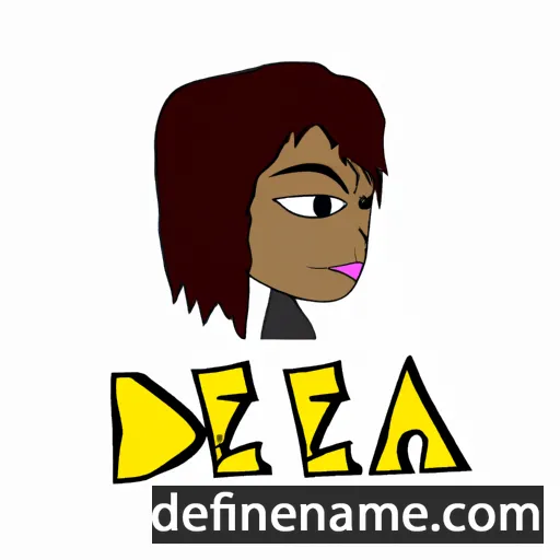 cartoon of the name Déa