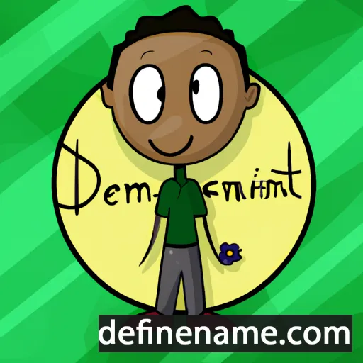 cartoon of the name Démétrien