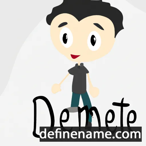 cartoon of the name Démètre