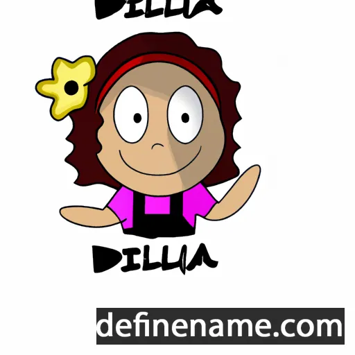 Dèlia cartoon