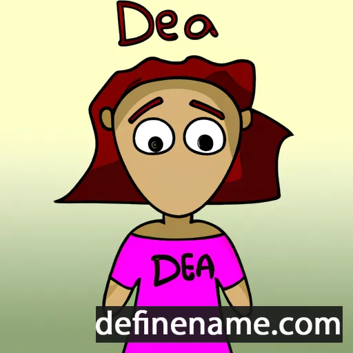 Dea cartoon