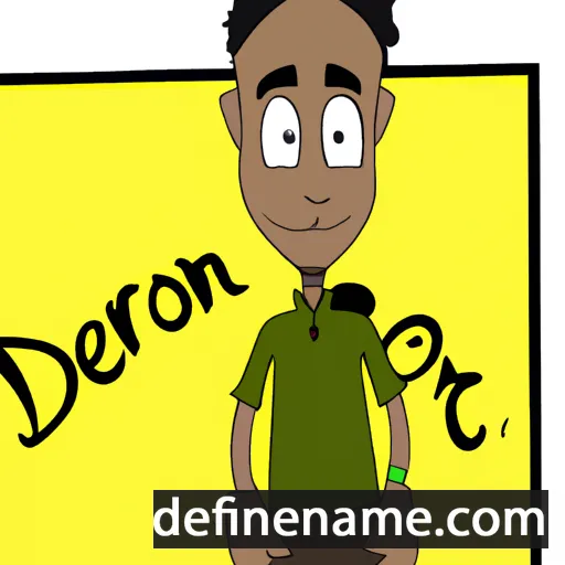 DeAaron cartoon