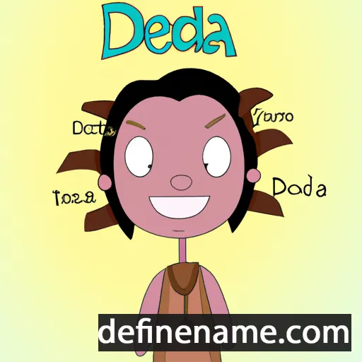 cartoon of the name Deanda