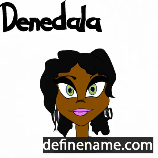 cartoon of the name Deandrea