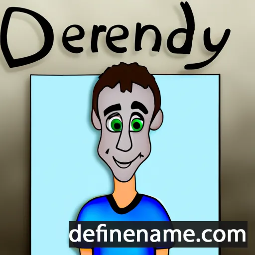 cartoon of the name Deandrey