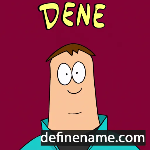 cartoon of the name Deane