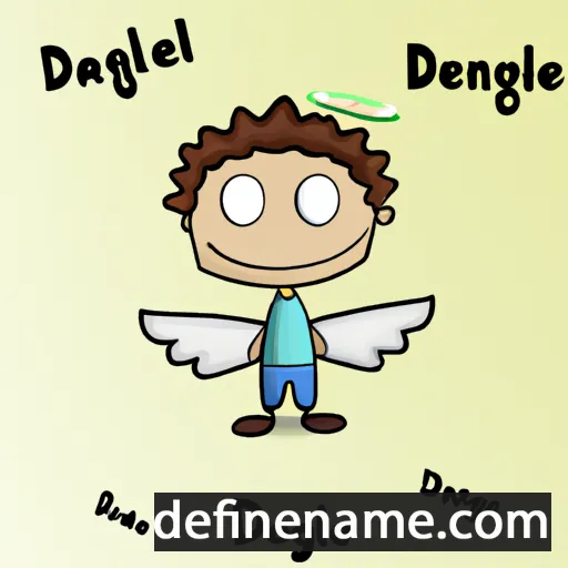 cartoon of the name Deangel